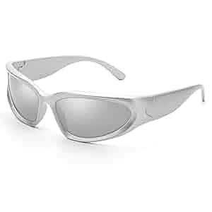 小物 BALENCIAGA silver wrap around sunglasses Balenciaga BB0157s-004 swift silver wrap around sunglasses